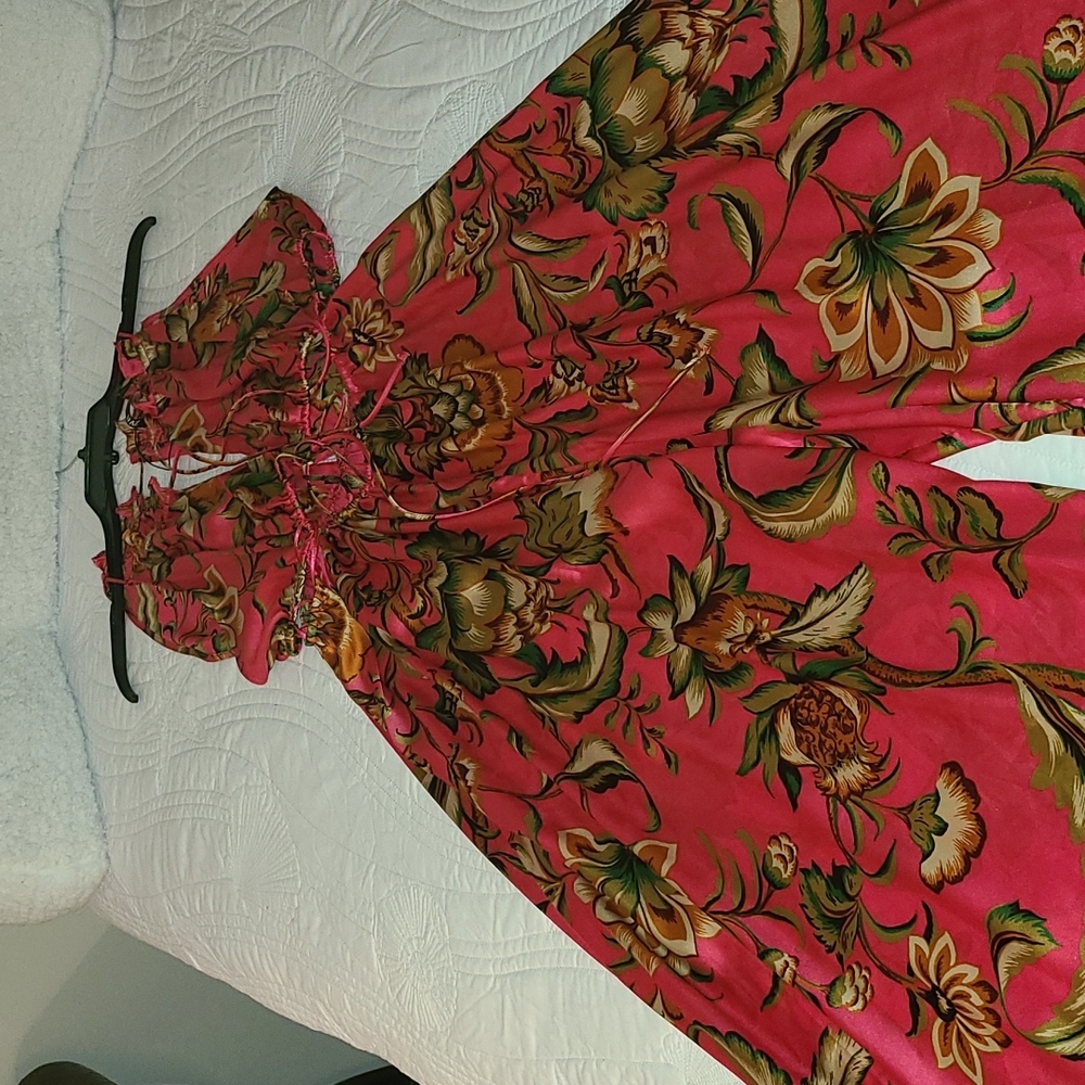 Pink Floral Jumpsuit